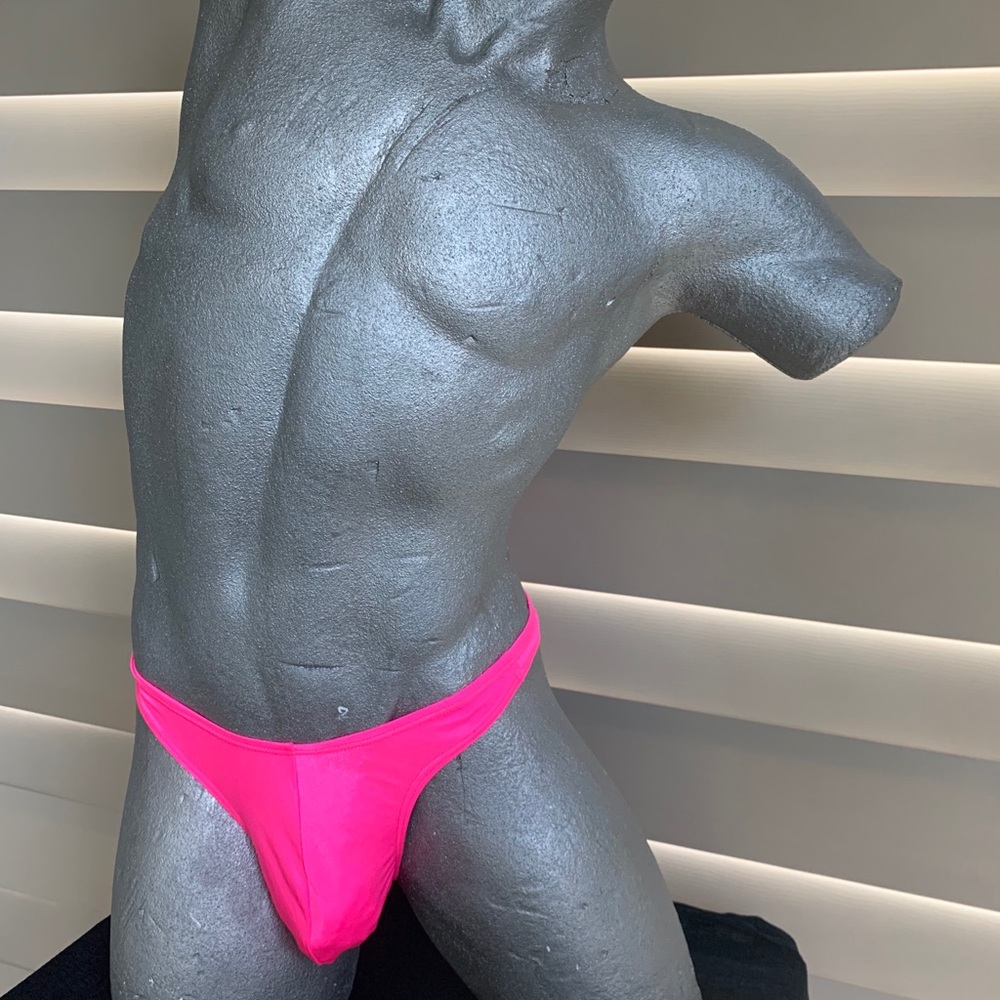 Full Pouch Thong R 105T- Pink - Picture 3 of 6